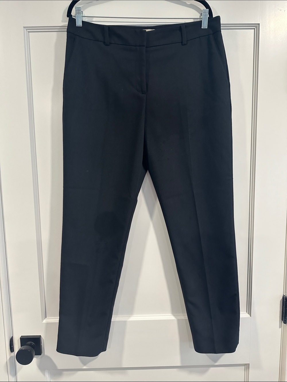 Women's Black Cropped Tailored Pants